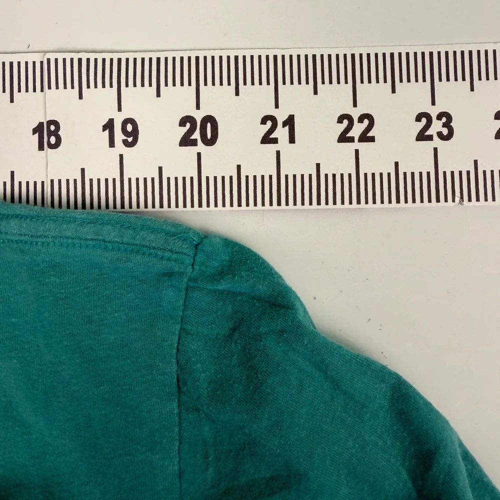 The North Face Mens Box Logo Graphic T-Shirt Teal‎ Green Never Stop Exploring L